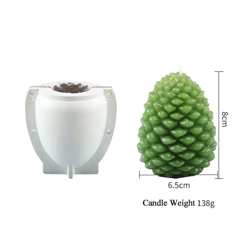 Многоразовая 3D Рождественская сосна фотоформа сделай сам изготовление свечей