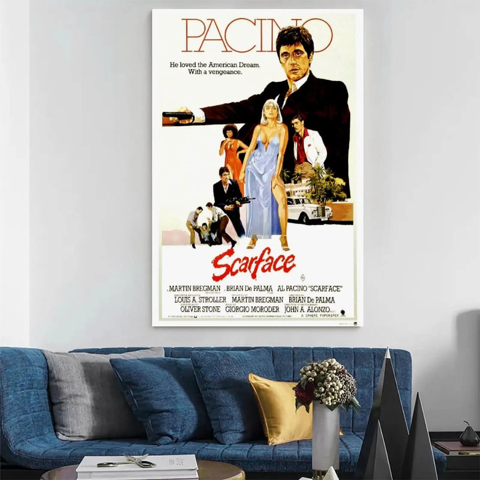Scarface The World Is Your современный плакат художественные картины на холсте для