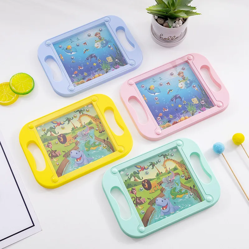 Детская головоломка Монтессори лабиринт игра для баланса Детские Обучающие