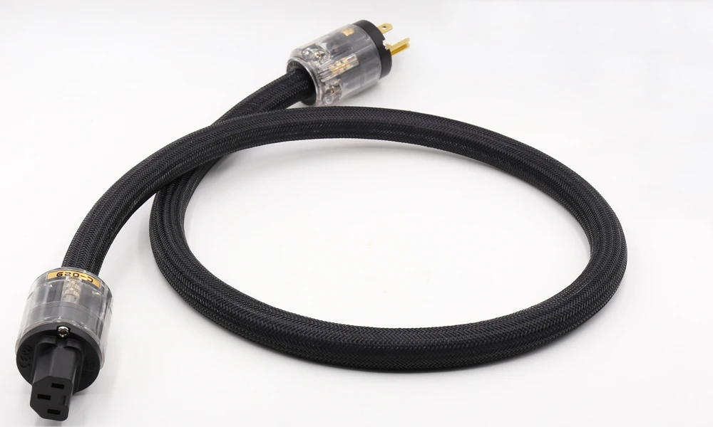 

0.5M~3M Hi-End Hi-Fi FURUKAWA Audio Power Cable Cord Schuko US IEC Plug