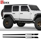 Для JEEP Cherokee Commander Compass Liberty Patriot Renegade Rubicon Trail Hawk Wrangler аксессуары 2 шт. боковая наклейка на дверь автомобиля