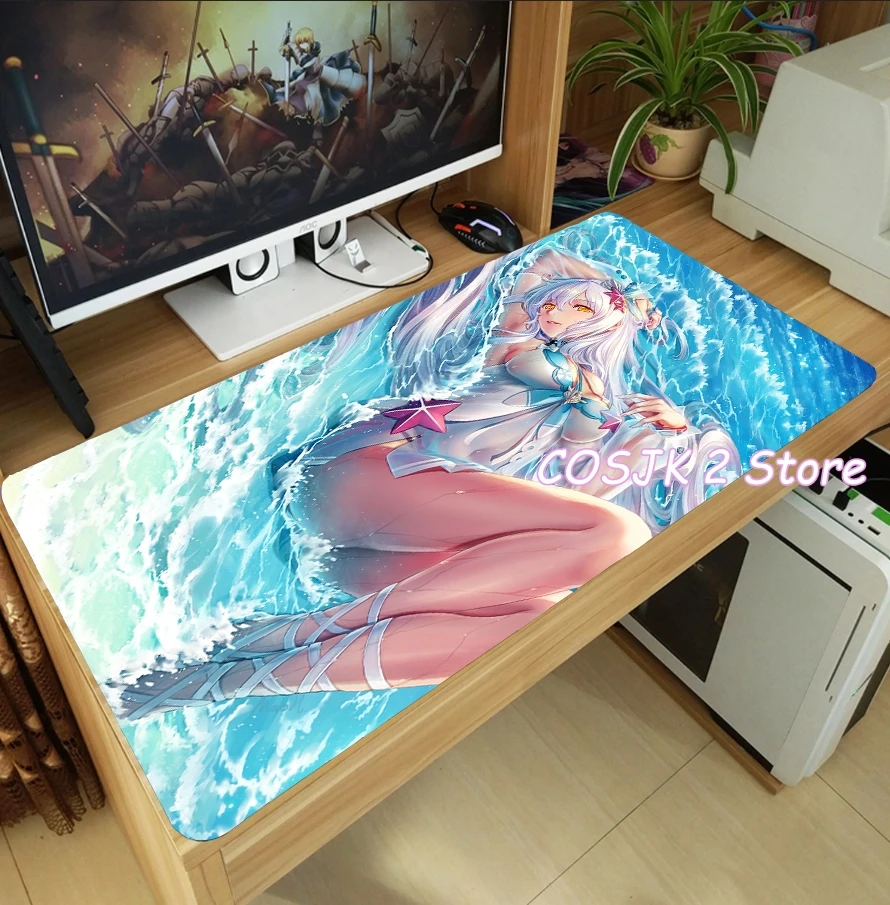 

Anime Honkai Impact 3 Raiden Mei Kiana Kaslana Mouse Pad Thicken Laptop Gaming Mice Mat Table Keyboard Mat Playmat Cosplay Gift