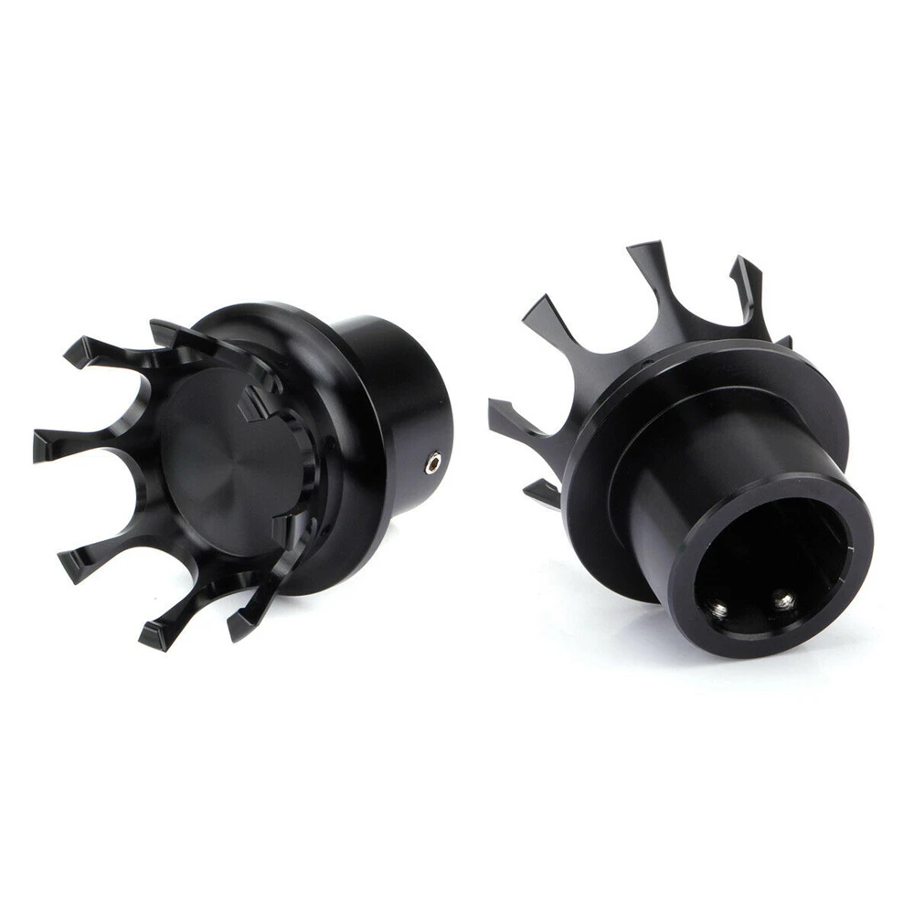 

NEW Front Axle Nut Covers Imperial Crown Anodized Caps For Dyna Street Bob FXDB
