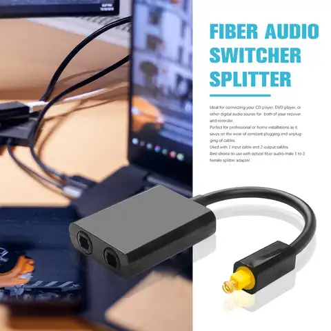 Аудио-и видеокабели Kebidu, Mini USB, цифровой Toslink, оптоволоконный аудио разветвитель 1 на 2 гнезда, адаптер, кабель Micro Usb, аксессуары