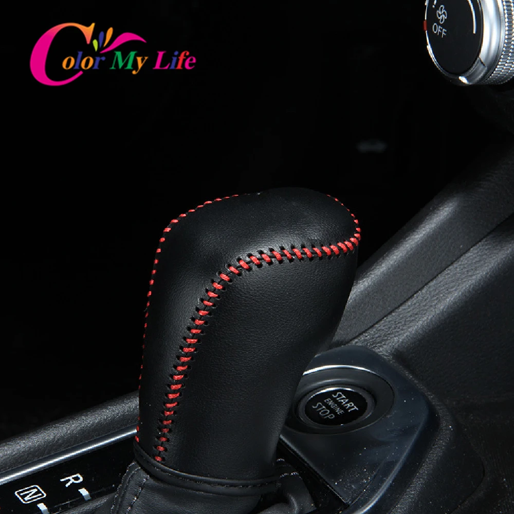 

Ошейники Color My Life кожаные для авто, рычаг переключения передач для Nissan Teana Altima Bluebird Sylphy Kicks 2019-2021, аксессуары