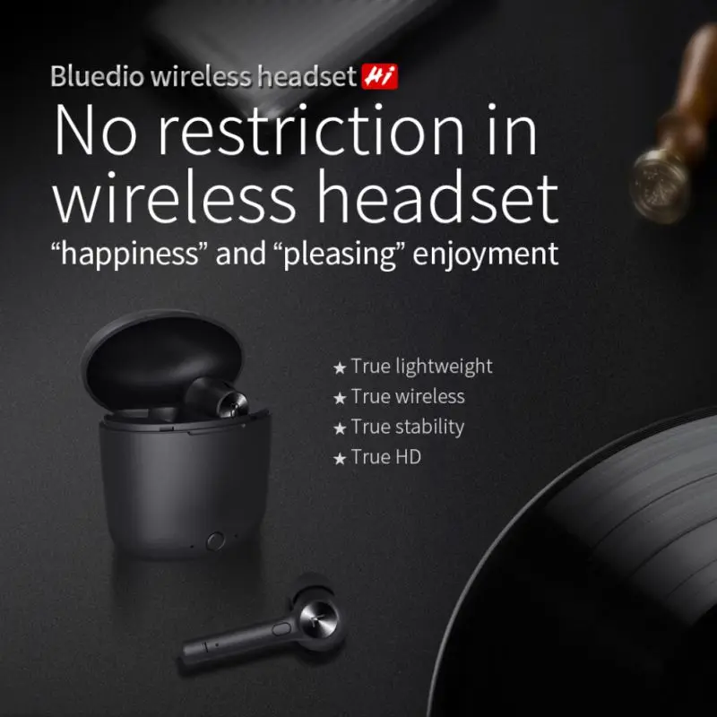 Беспроводные Bluetooth наушники для Android IOSBluetooth бинауральные стерео 600 мАч зарядная