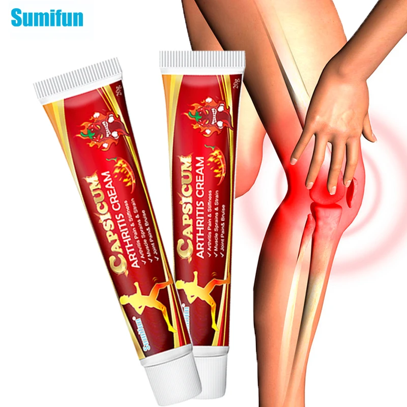 Sumifun 1 шт. крем от артрита медицинский пластырь на колено Capsicum мазь для снятия