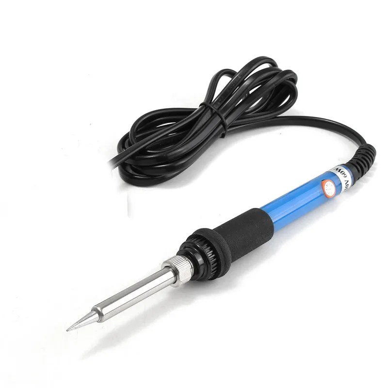 Электрический паяльник с регулируемой температурой 220 В 60 Вт + 5 наконечников