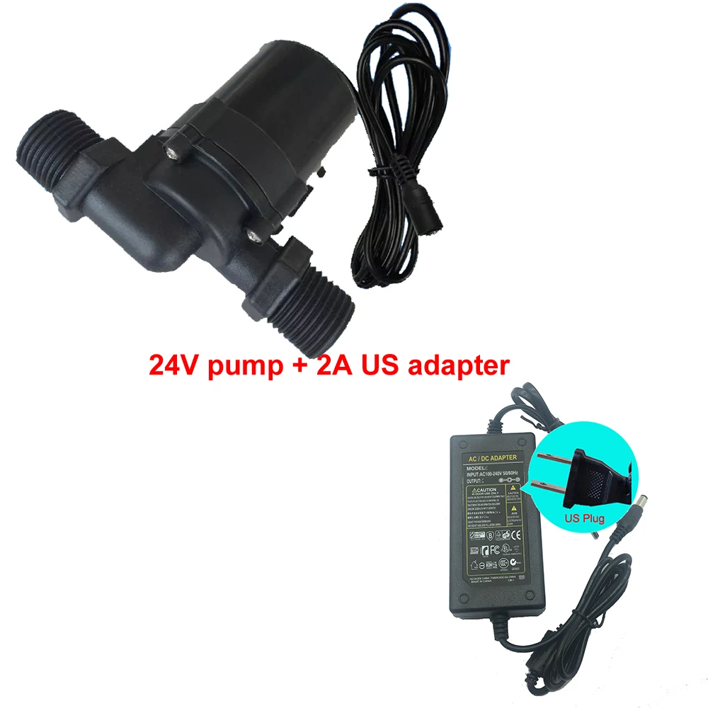 Оптовая продажа Бесщеточный Водяной насос постоянного тока 12 В 24 1/2 дюймов Whorl Max