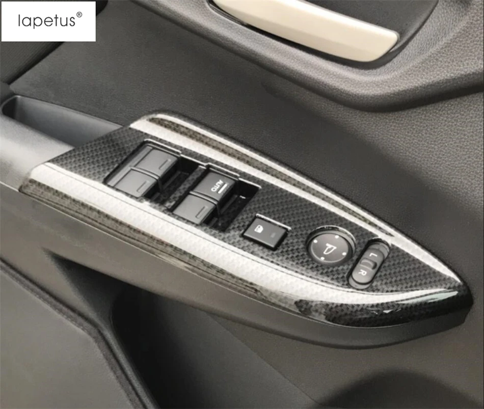 Lapetus аксессуары подходят для Honda Fit Джаз- Внутренний дверной подлокотник окно Лифт рамки молдинг крышка комплект отделка/АБС-пластик