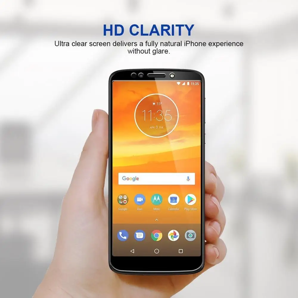 9D полное покрытие Передняя пленка Закаленное стекло для Motorola Moto E5 G5 Play G5S G6 Plus X4 X5
