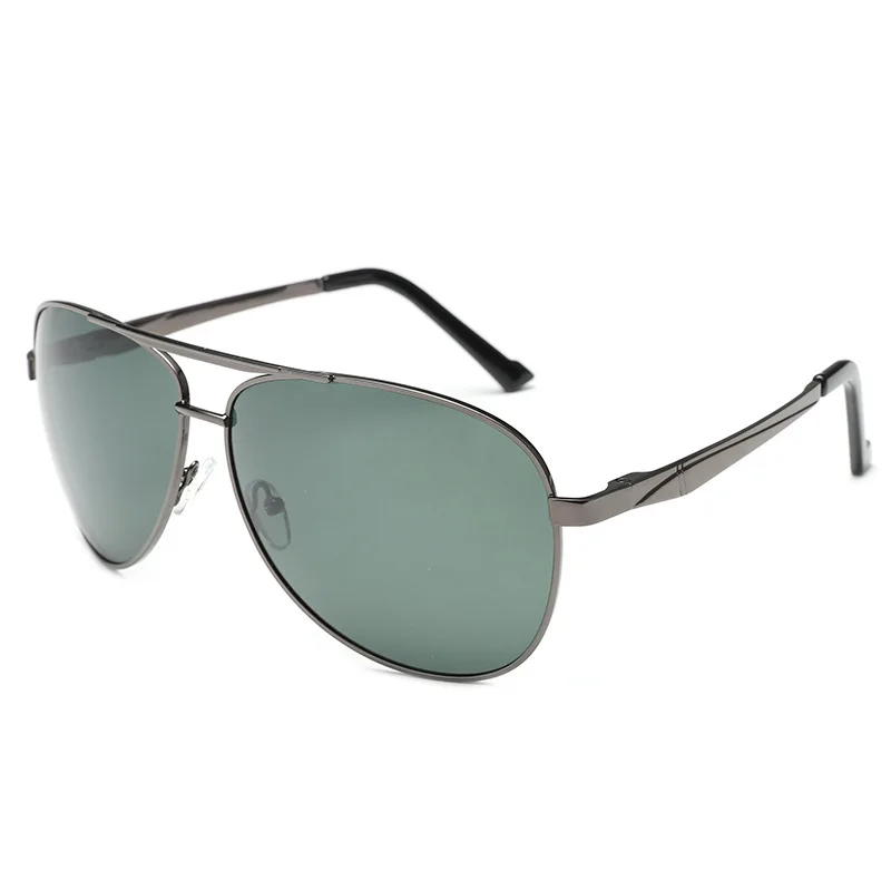 Мужские поляризационные солнцезащитные очки большие пилотные для мужчин