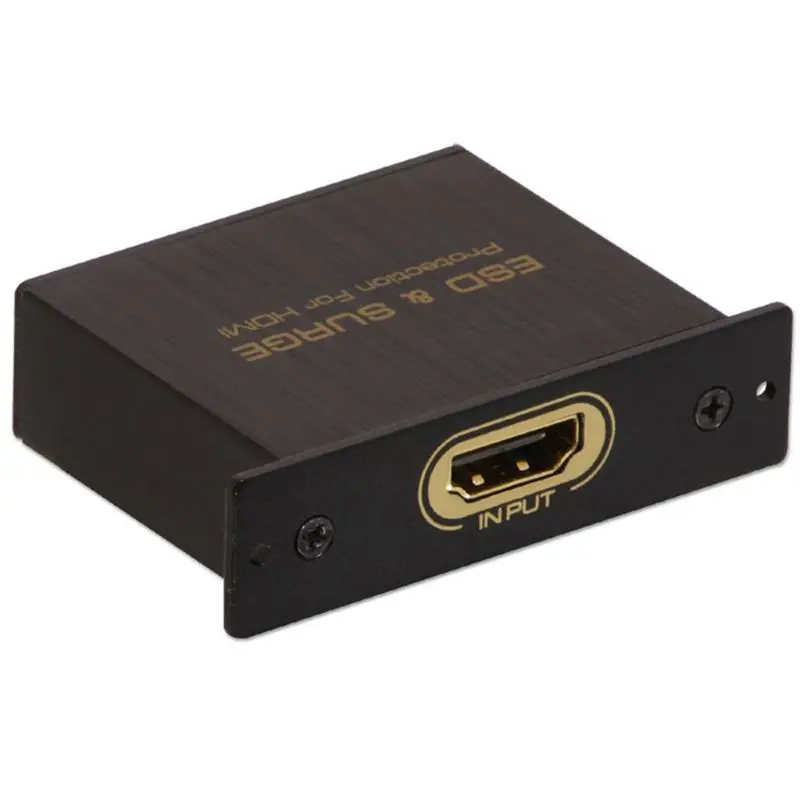 2020 Durable Black HDMI Surge Protector Protection Against ESD Power with Wire Accessories |