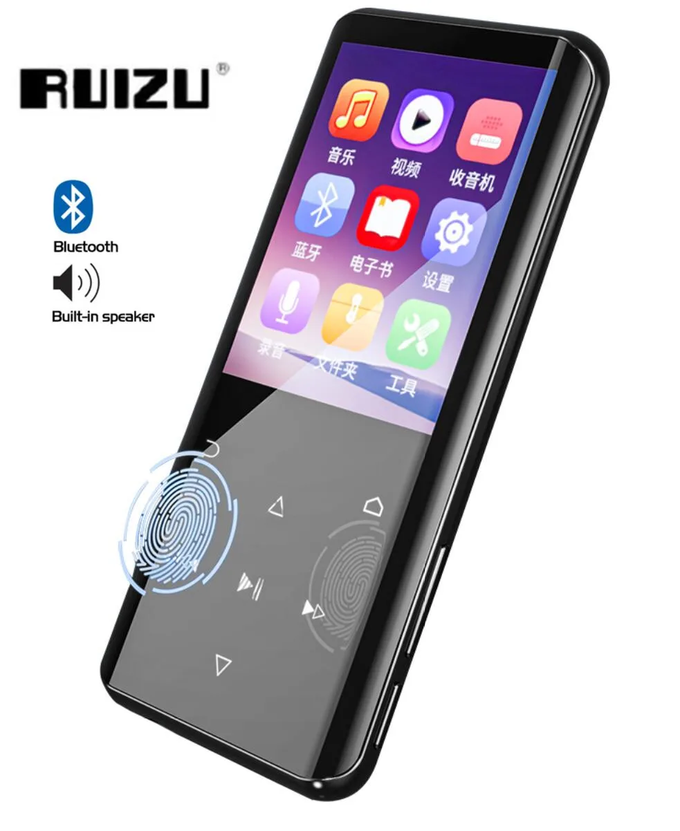 Новейший MP3 плеер Ruizu D25 32G Bluetooth 2 4 HD сенсорный экран дюйма hifi музыкальный mp3 с
