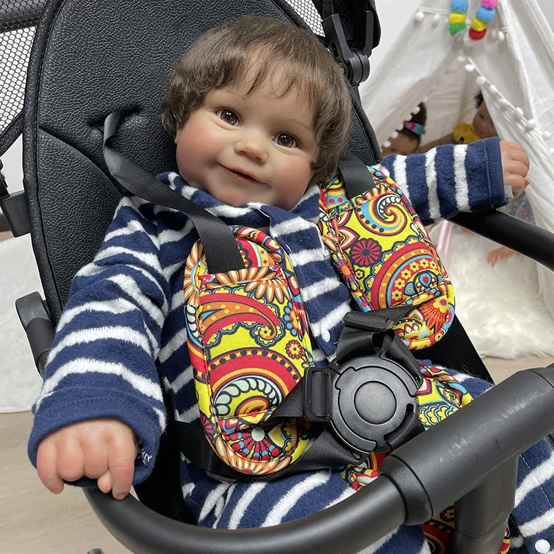 55 см Bonecas Bebe Reborn Baby Maddie с желтой толстовкой Детские куклы подарок на день рождения