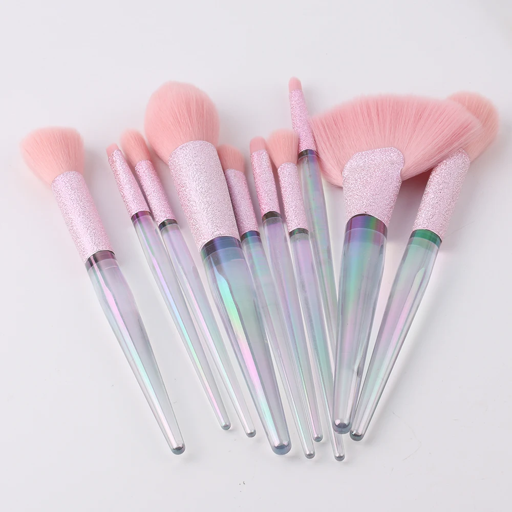 

Набор кистей для макияжа, без чехла, 10 шт., косметические кисти для путешествий