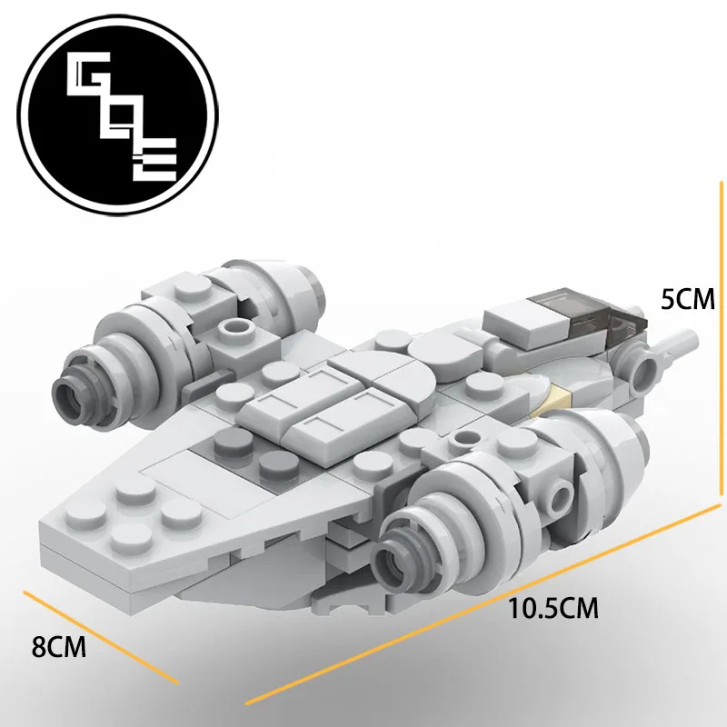

Star plan series Figures Spaceship Mandalorians Micro Razor DIY ideas Model MOC-38715 building blocks bricks toys for kids gifts