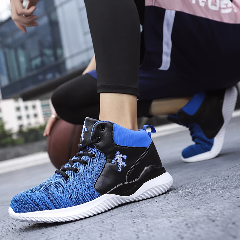 Мужская баскетбольная обувь дышащая удобная спортивная Jordan Спортивная с высоким