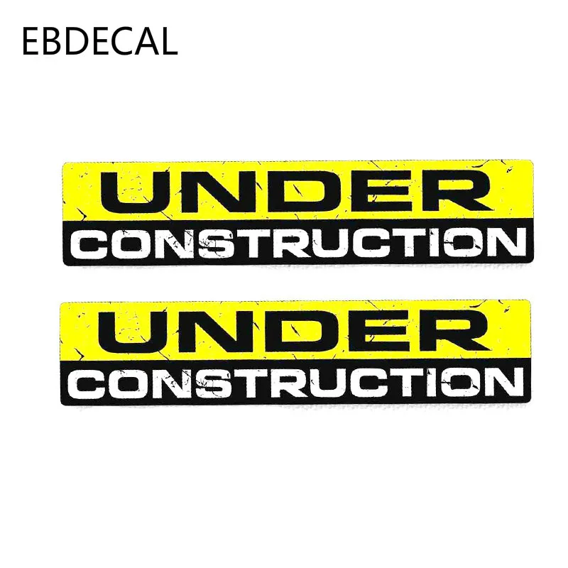 Ebdeckle Предупреждение под строительным корпусом для Авто/бампер/окно/наклейка на