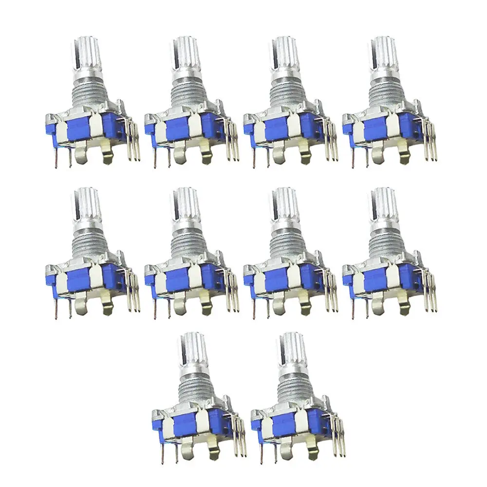 Роторный энкодер с переключателем EC11 аудио цифровой потенциометр 20 мм ручка 2019