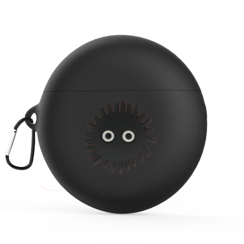 AKBNSTED милый мультфильм шаблон силиконовый защитный чехол для huawei Freebuds 3 беспроводной Bluetooth наушники Замена чехол - Цвет: Black 10