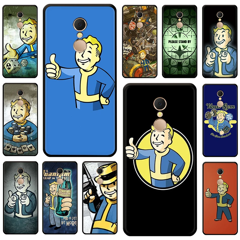 Игровой чехол Fallout из мягкого ТПУ и силикона для телефона Xiaomi Redmi 4A 6A S2 Note 7 8 4x5 6 Pro 7A