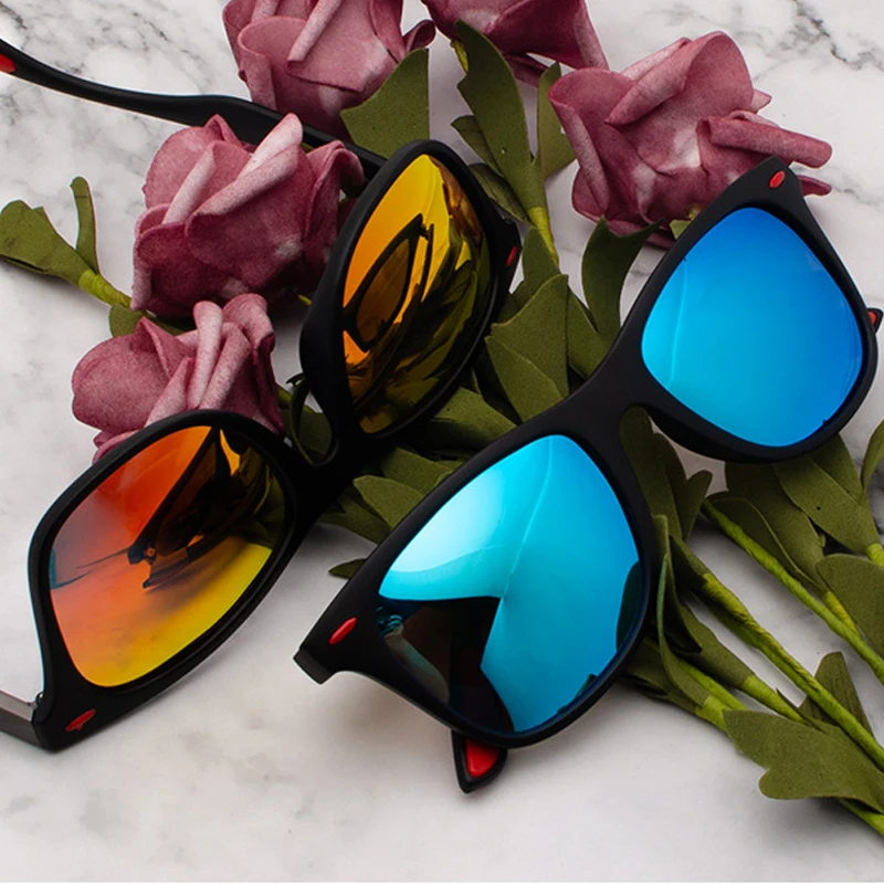 Мужские поляризационные солнцезащитные очки SIMPRECT квадратные 2021 Ретро стиль