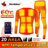 20 areas motorcycle jacket mens heated jacket suit womens phone app control temperature usb thermal underwear black purple