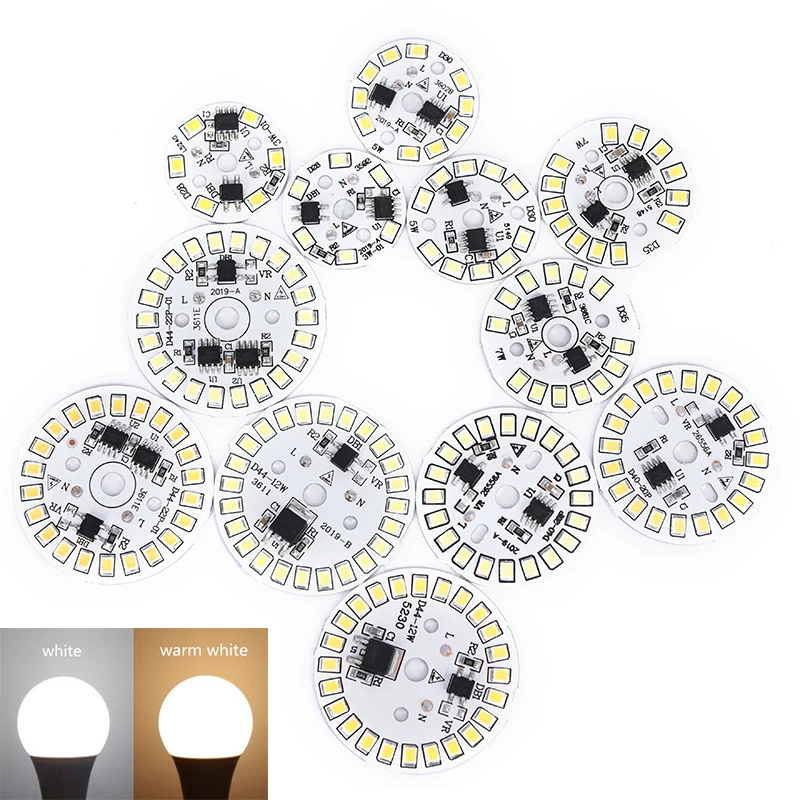 1pc LED нашивка-лампочка лампа SMD пластина круглый модуль источник светильник для