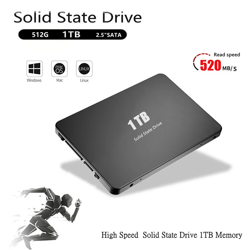 

SSD 512GB 1TB hard drive disk 2.5" SATA ssd Solid State Drive for Laptops