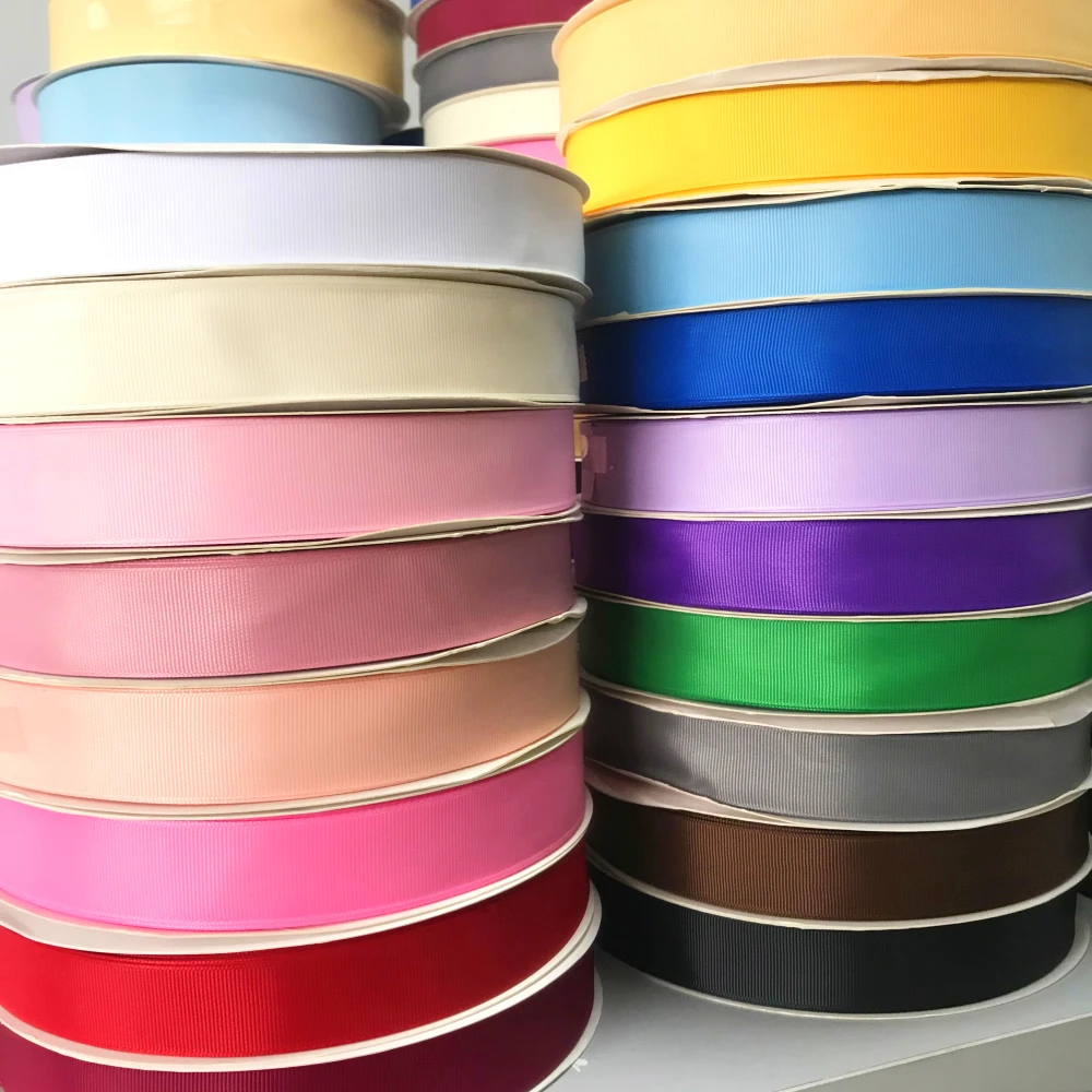 (10 ярдов/рулон) 1 &quotвысокое качество Grosgrain атласные ленты для свадьбы