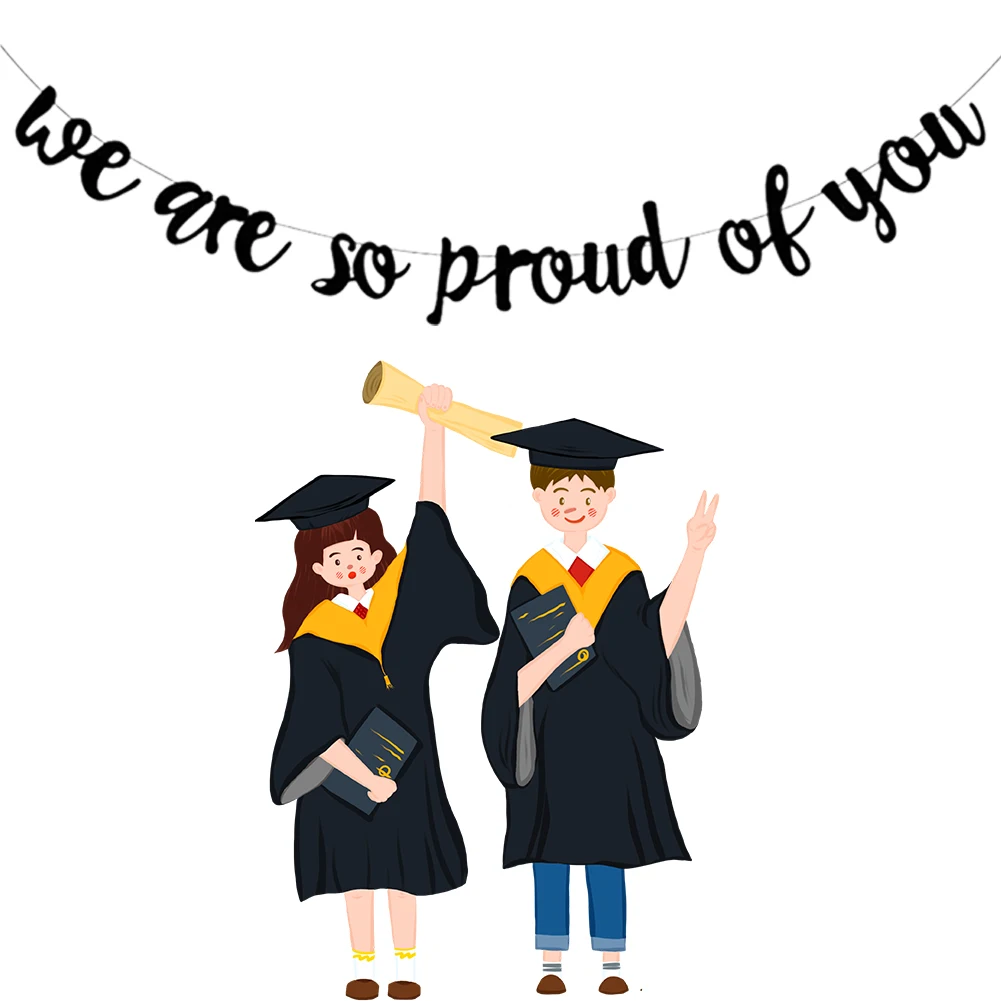 Декор для дома школы вечеринки простой в установке баннер на выпускной мы очень