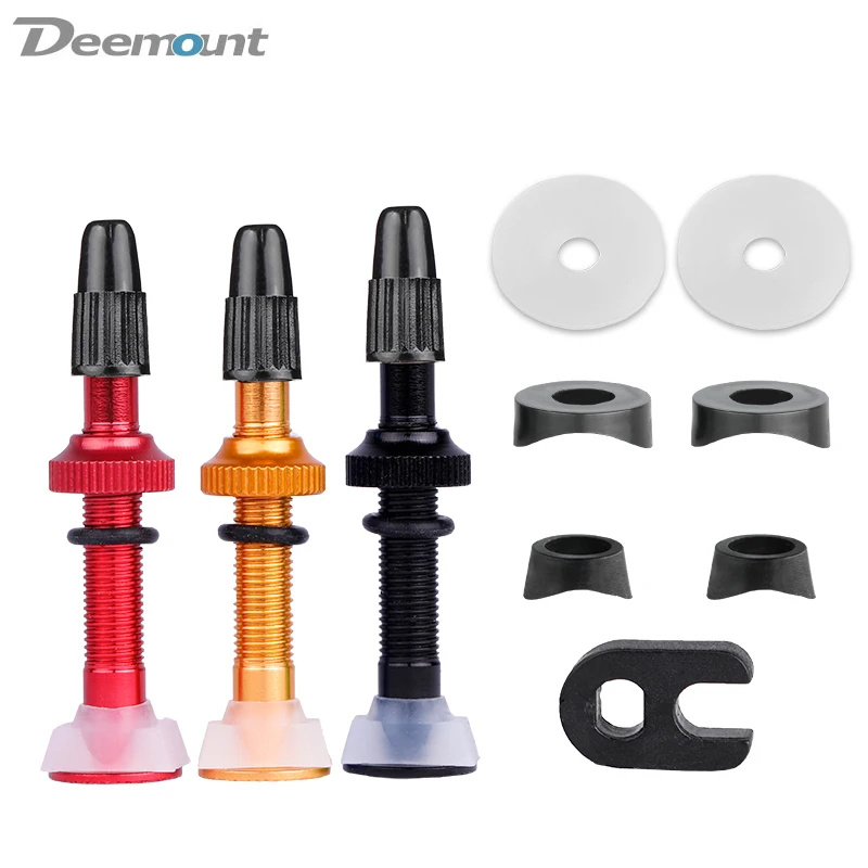 Deemount 1 пара 40/45/60 мм CNC Обработанные Presta клапаны для MTB шоссейного велосипеда