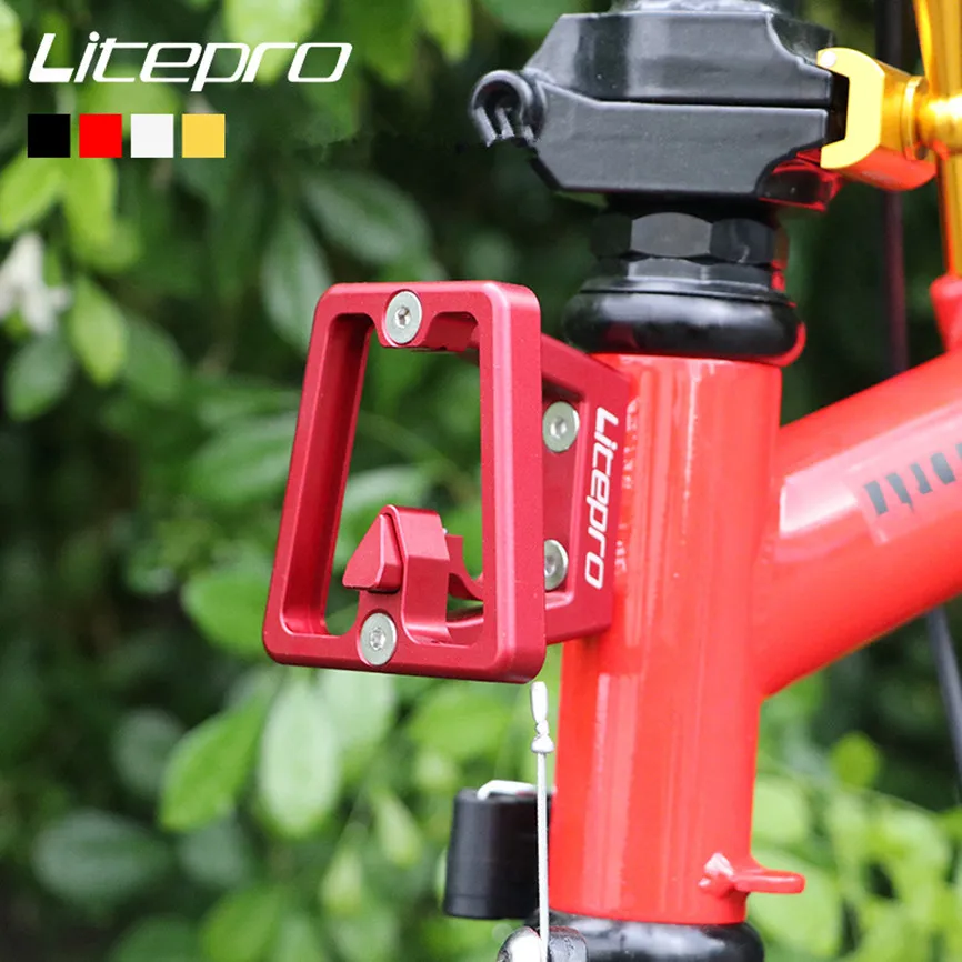 Litepro Передняя переноска для Brompton из алюминиевого сплава свиньи нос панниры блок