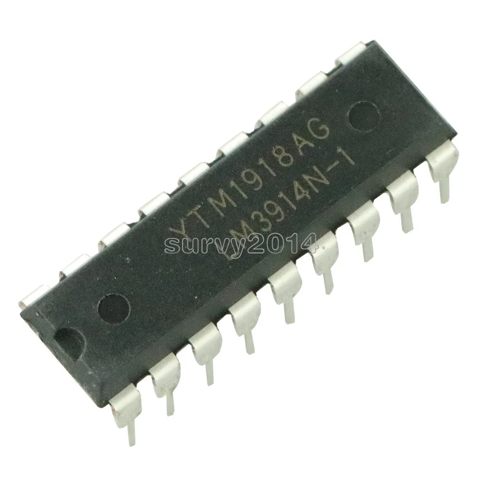 5 шт. LM3914 DIP18 DIP LM3914N 1 18 LM3914N|Запасные части| |