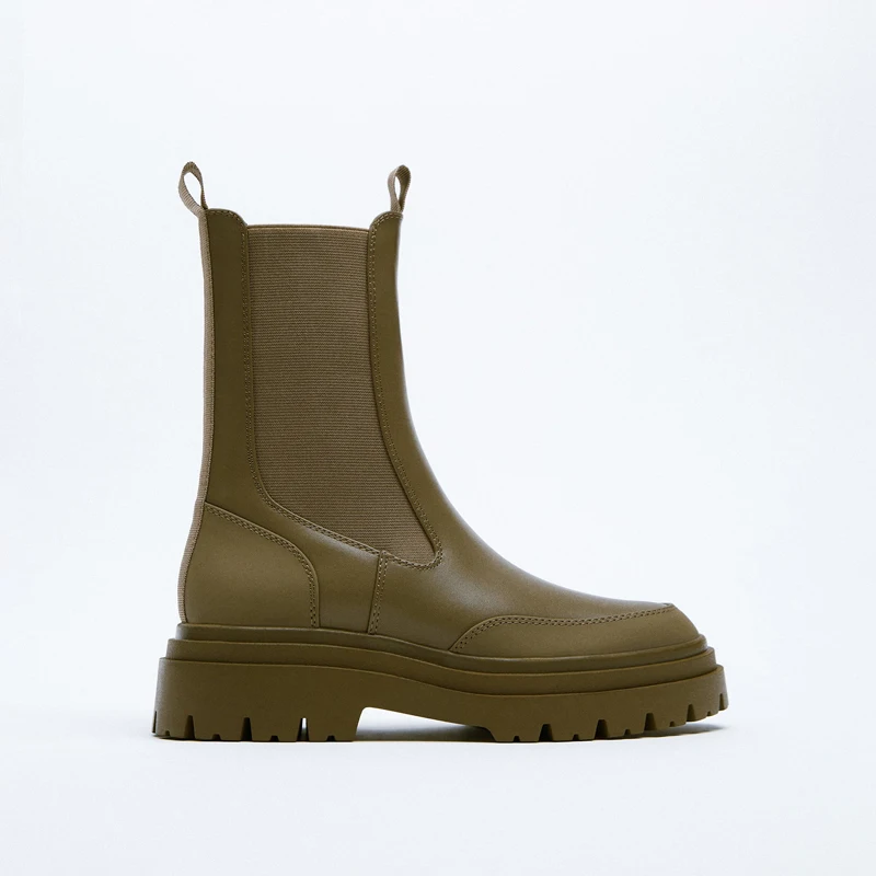 

2021 Winter Warm Boots Women Plus Velvet Shoes British Style Martin Boots Female Tide Wild Thick-soled Real Leather Short Boots