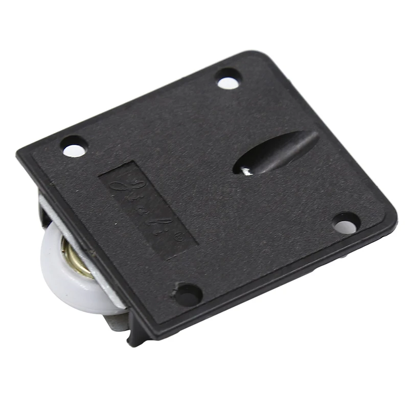 

Home Wardrobe Sliding Door Pulley Black Sliding Door Wheel Cabinet Pulley Hanging Wheel Wardrobe Furniture Hardware Door Rollers
