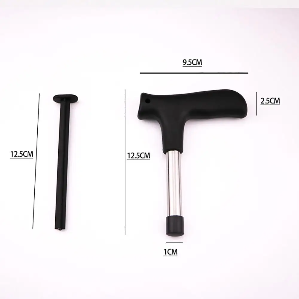 Открывалка для кокоса инструмент 1 шт. черный Coco удар Нажмите дрель соломенная