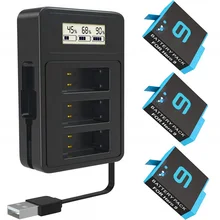 2000mAh Batteries for GoPro Hero 9/10 Battery and USB Quick Charger (Fully Compatible with Official Gopro 10 Gopro 9 battery )
