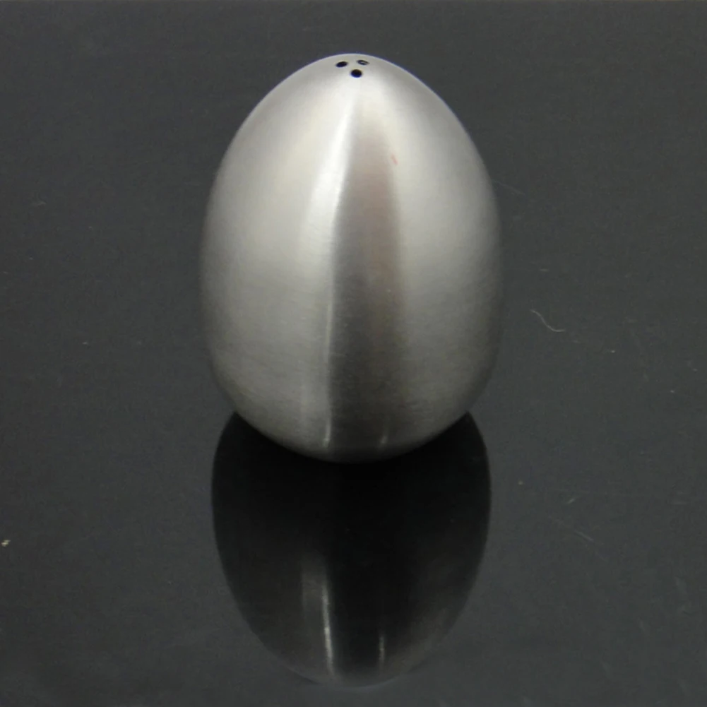 1 Or 3 Holes Stainless Steel Egg Shaped Cumin Spice Pepper Shaker Seasoning Bottle Kitchen Supplies Can Toothpick Jar Salt | Дом и сад