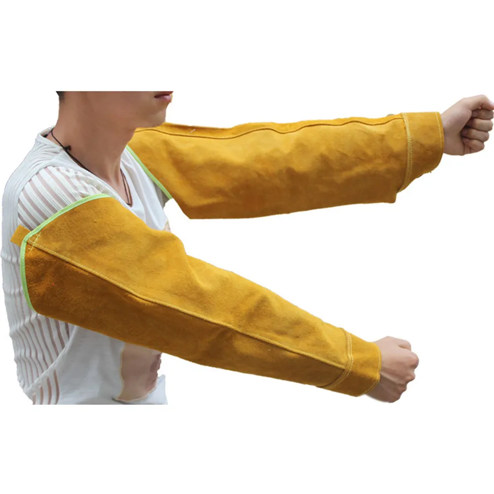 

1 Pair Heat Resistant Welding Arm Sleeves Protection Cuff Safety for Workers VH99