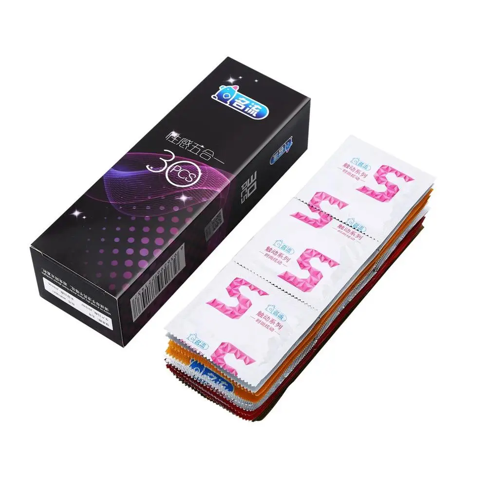 Презервативы Mingliu мужские пупырчатые латексные 30 шт.|male contraception|penis condomsexy condom |