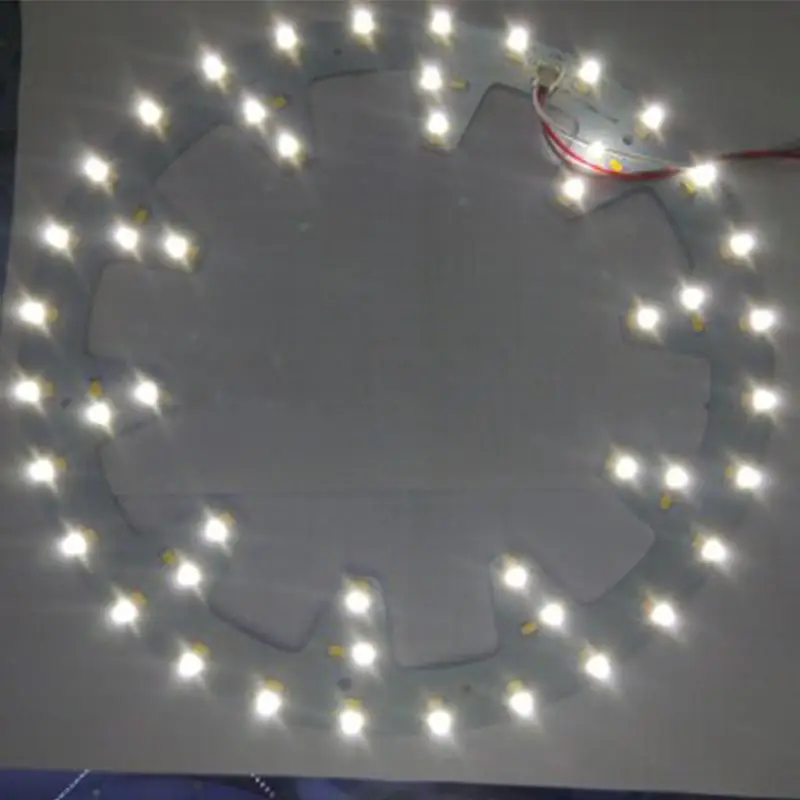 10.82in 24W 96 LEDs 5730 SMD Three Light Colors LED Ceiling Aluminum PCB Round Board Panel Lights | Лампы и освещение