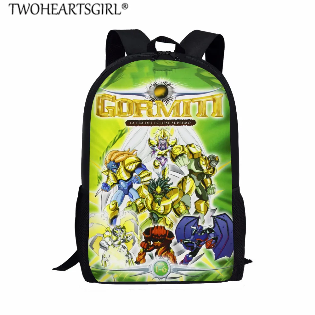 LH1185C Twoheartsgirl детские школьные сумки для мальчиков игры Gormiti школьные сумки для учеников начальной школы большой емкости рюкзак наборы для девочек мальчиков ранец - Цвет: LH1185C