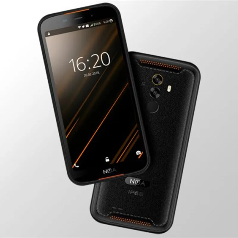 IP68 Смартфон Android 9,0 3GB 16GB 4500mAh 5,5 ''мобильный телефон 16MP 1080P отпечаток пальца стекло NFC OTG большой мобильный телефон
