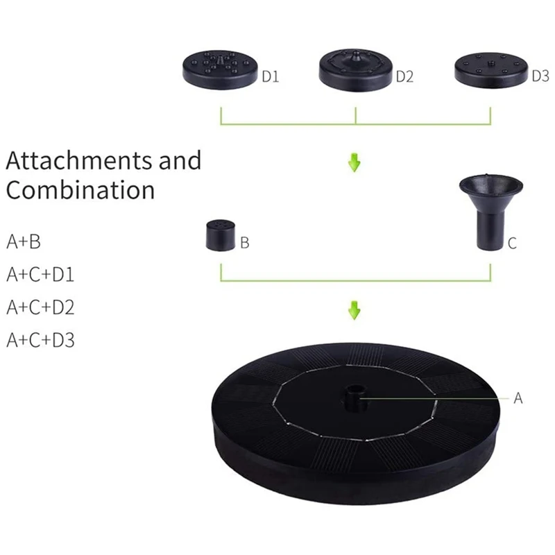 

5Pcs Fabric Raised Garden Bed,Square Garden Flower Grow Bag & 1Pcs Circle Garden Solar Powered Water Pump Retail