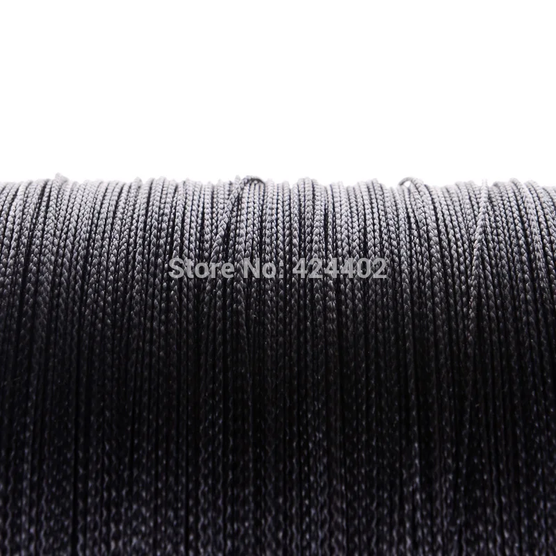 Супер прочная плетеная леска 1000 м 100% полиэтиленовое волокно черные 4 нити 6 100LB