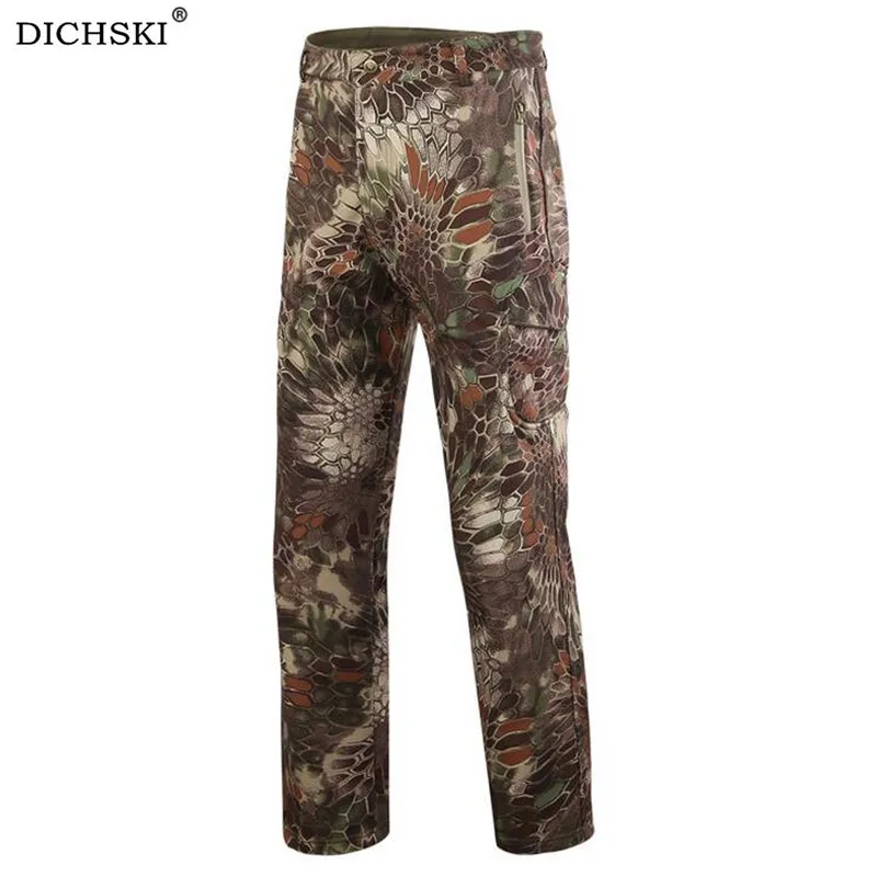 

Высококачественные мужские камуфляжные брюки, зимние ветрозащитные охотничьи военные брюки, уличные брюки, армейская одежда для походов и ...