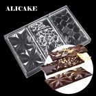 Поликарбонатные формы для шоколада 3 в 1 лоток для торта Формы для шоколада Bonbons форма для бара Кондитерская форма для выпечки кондитерских изделий Инструменты