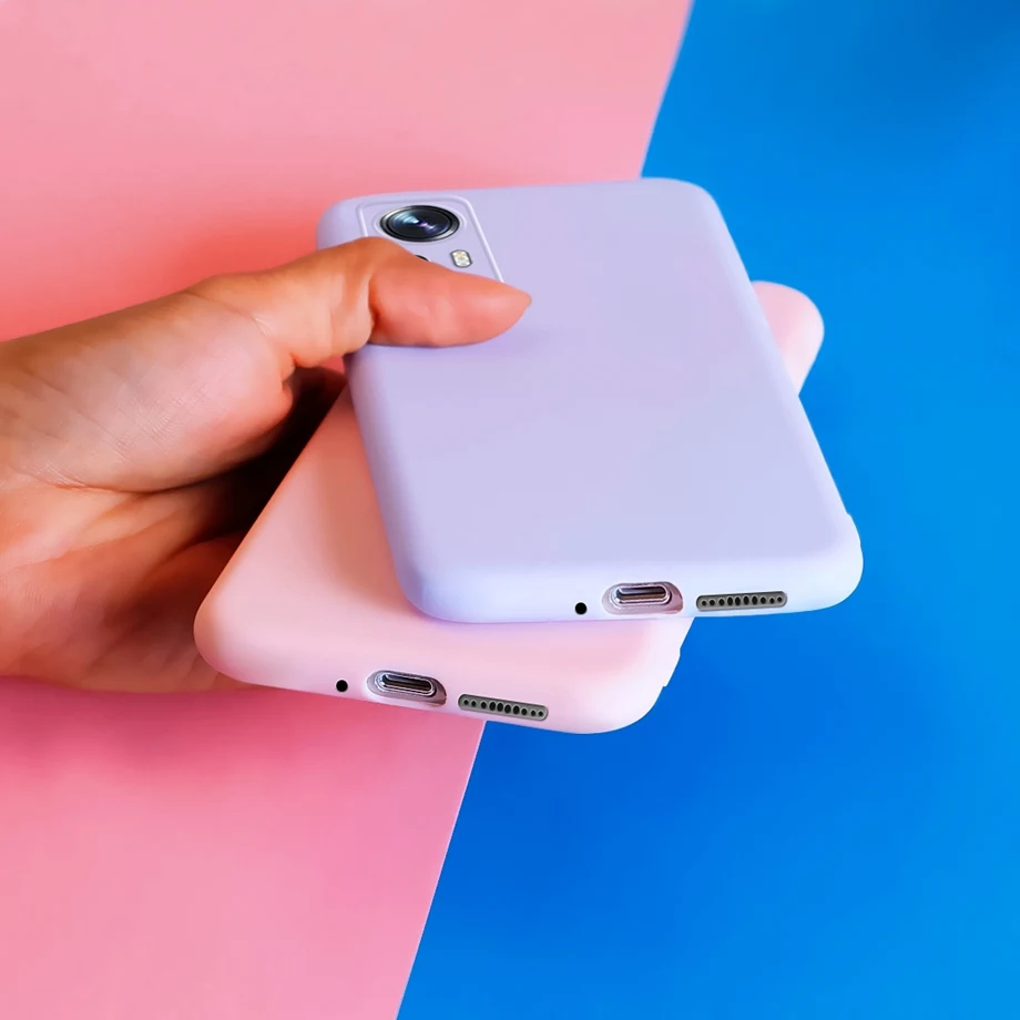 Фото Чехол для Xiaomi 12 5G Xiaomi 12X, 6,28 дюймов, 2021 Модный чехол-бампер из жидкого силикона на xiaomi12 Mi 12 12x X12, простой чехол №3
